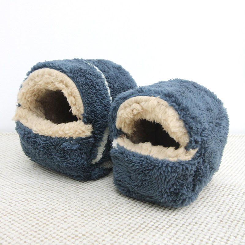 仓鼠窝冬季小房子保暖羊羔绒睡窝过冬防咬封闭式躲避窝加厚毛绒墙,淘宝优惠券,粉丝福利购,淘宝优惠卷