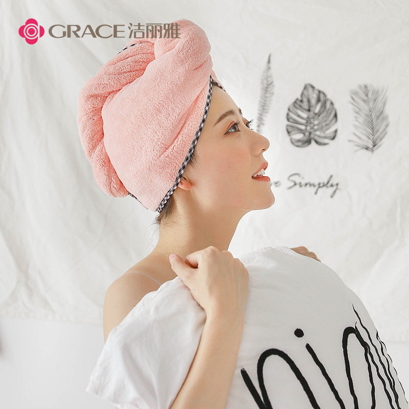 洁丽雅干发帽女超强吸水速干发巾擦头包头毛巾加厚浴帽2025新款,淘宝优惠券,粉丝福利购,淘宝优惠卷