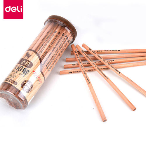 得力正品2b原木铅笔小学生专用2比涂卡笔考试专用笔三角形素描hb一年级2h儿童幼儿园2ь学生文答题卡专用 - 图3