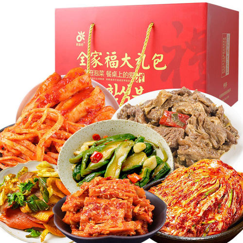 【年货礼盒】韩食府泡菜礼盒年货礼盒套装组2吉林延边泡菜辣白菜 - 图0