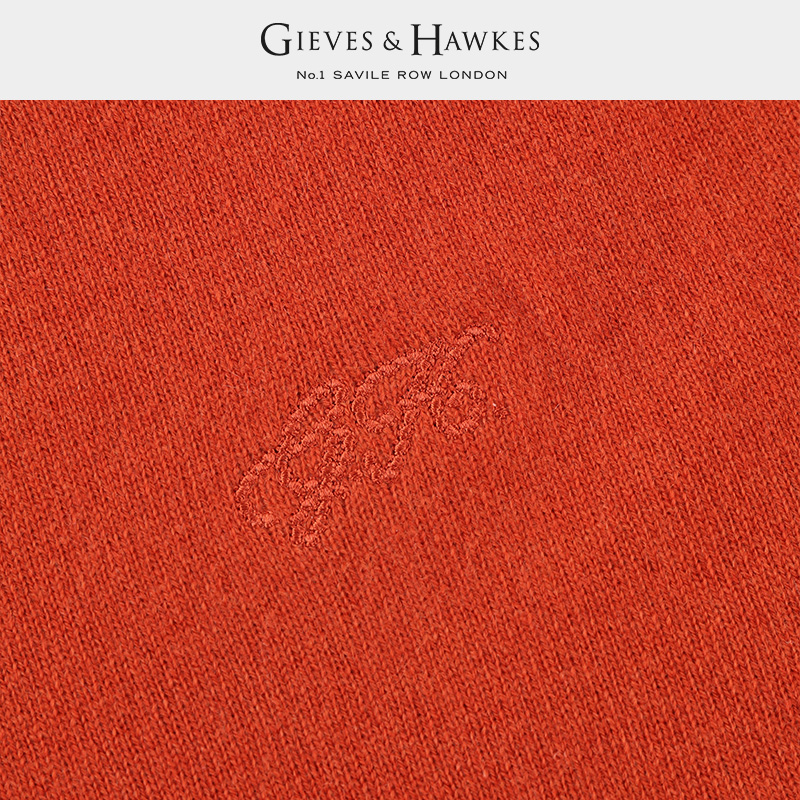 GIEVES&HAWKES/君皇仕GH男士羊毛羊绒半高领针织衫毛衣G4667EI061 - 图2