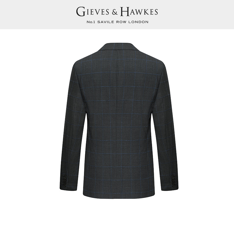 GIEVES&HAWKES/君皇仕男士西服上衣外套小西装单件修身G4717K0011 - 图0