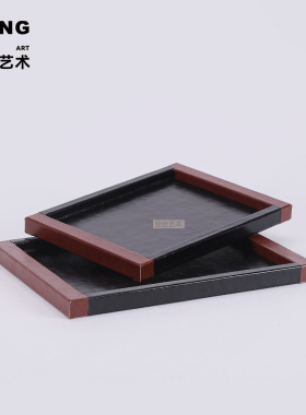 空合现代高温瓷花器纸巾盒