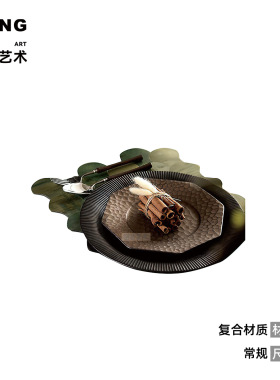 空合法式中古大理石托盘花艺套装