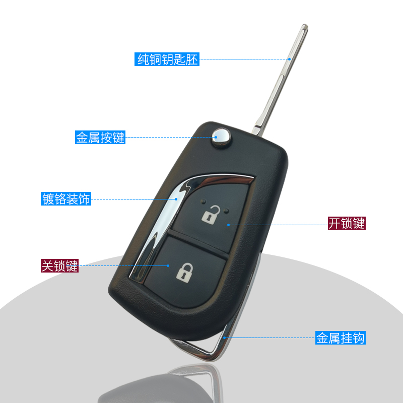 新长安之星金牛星卡欧诺汽车遥控钥匙直板遥控器改装折叠钥匙外壳-图1