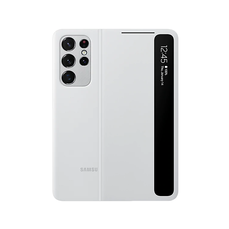 三星s21ultra手机壳原装s21+智能视窗保护套 s21镜面手机壳附spen s21硅胶外壳子带手写笔全包防摔官方正品-图1