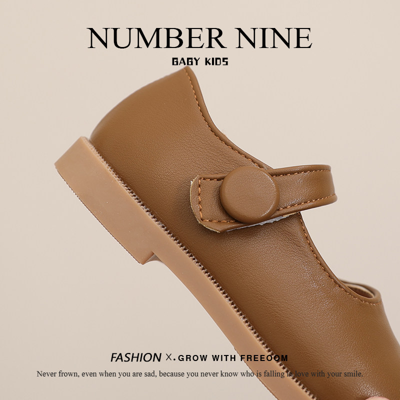 女童英伦小皮鞋2023春秋新款童鞋小女孩公主鞋女宝浅口单鞋豆豆鞋,淘宝优惠券,粉丝福利购,淘宝优惠卷