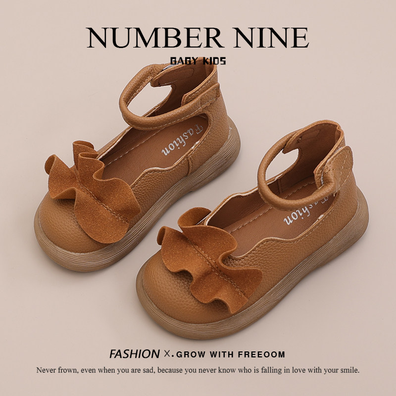 女童公主鞋2024春秋新款童鞋小女孩英伦小皮鞋女宝浅口单鞋豆豆鞋,淘宝优惠券,粉丝福利购,淘宝优惠卷