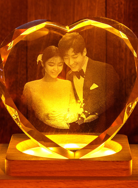 照片定制结婚纪念生日礼物小摆件