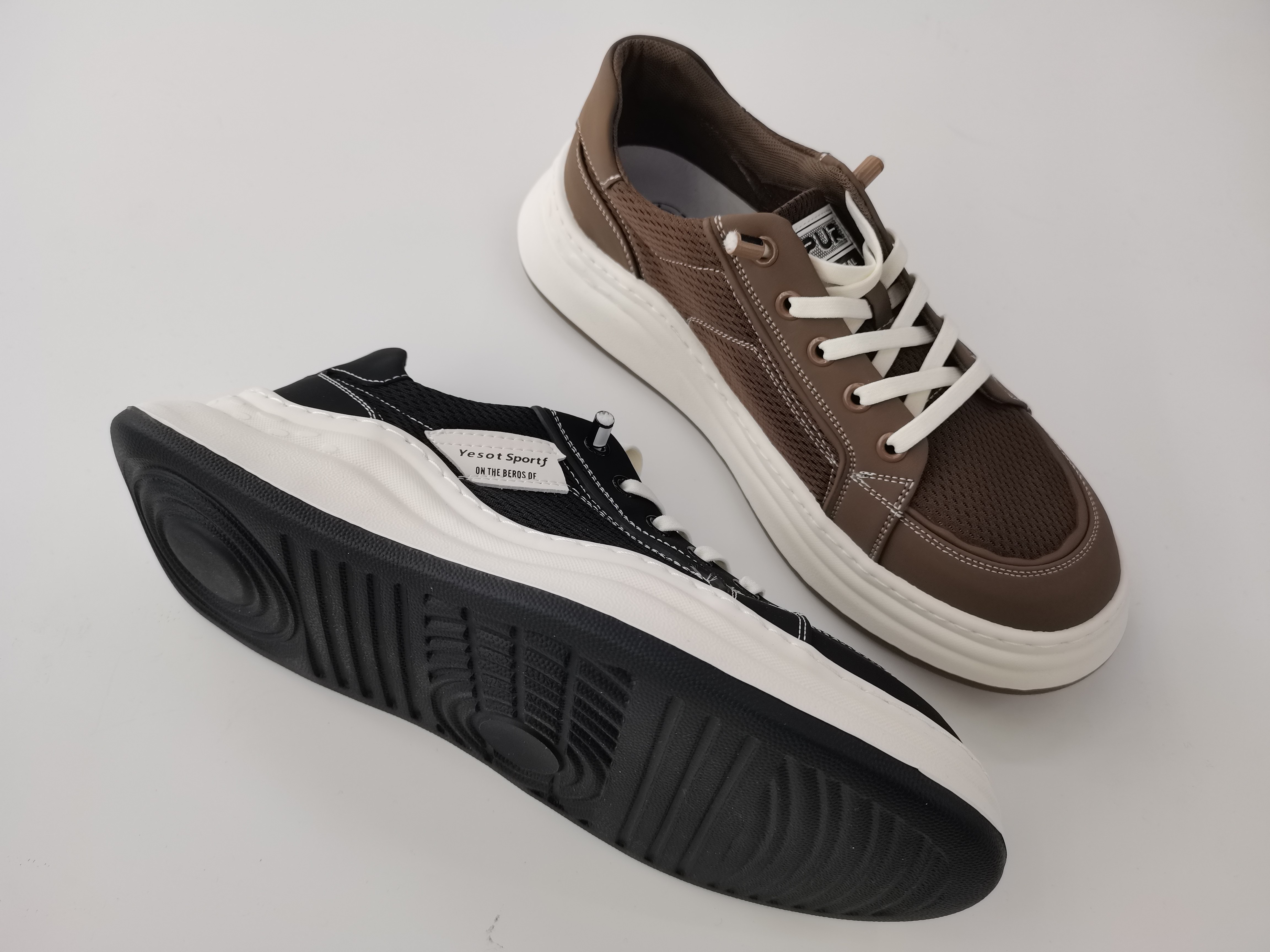 德赛帝伦男鞋休闲男网布鞋2024春季新款百搭系带圆头轻便男滑板鞋,淘宝优惠券,粉丝福利购,淘宝优惠卷