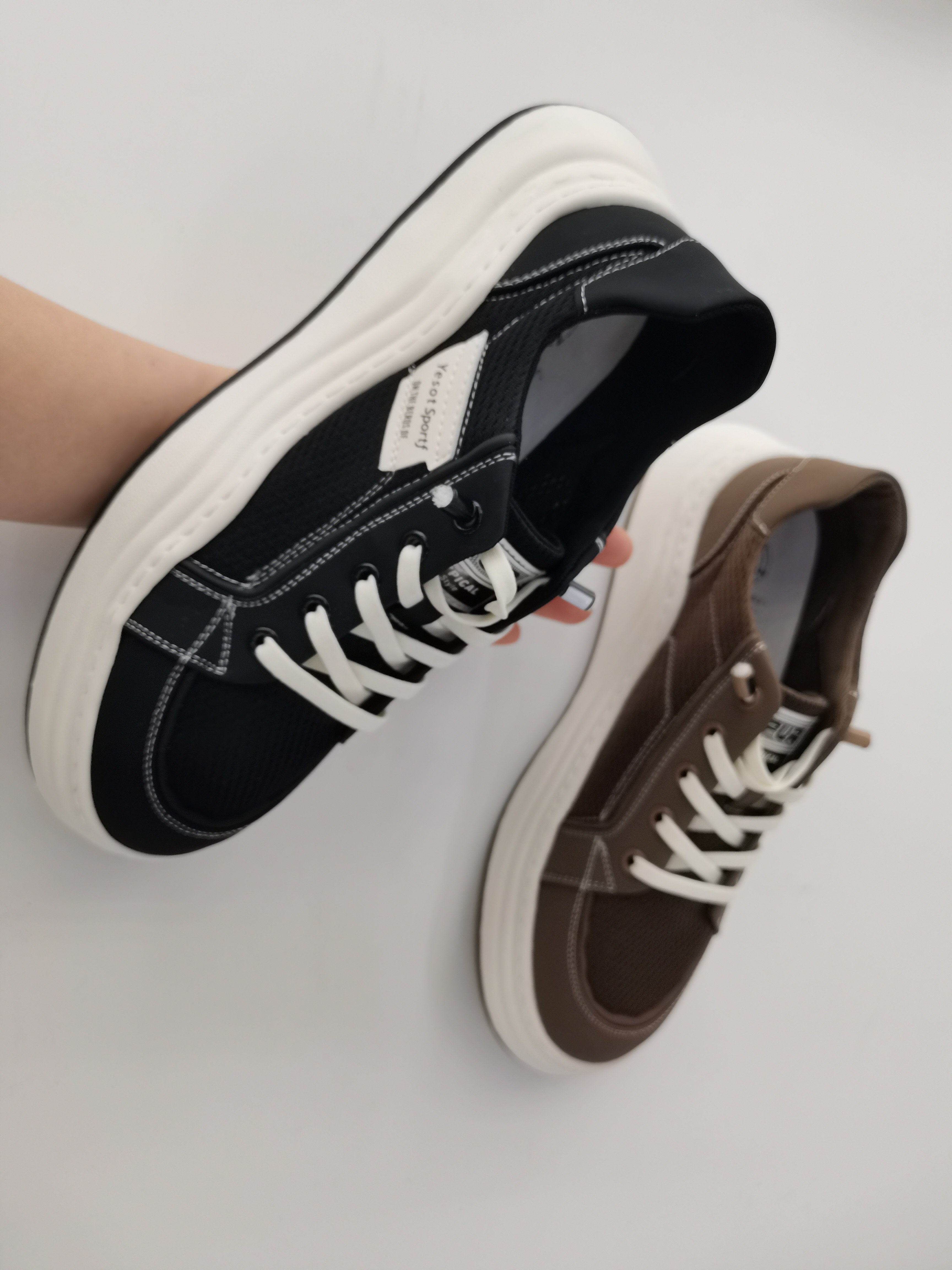 德赛帝伦男鞋休闲男网布鞋2024春季新款百搭系带圆头轻便男滑板鞋,淘宝优惠券,粉丝福利购,淘宝优惠卷