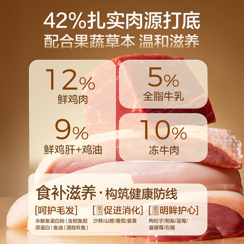 网易严选狗粮通用型狗粮中大型成犬狗粮幼犬金毛专用法斗营养亮毛 - 图1