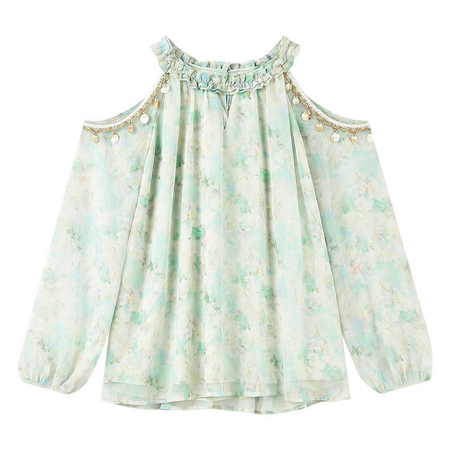 ເສື້ອ chiffon ຄົນອັບເດດ: ແບບສະບາຍໆ Qiushui Yiren