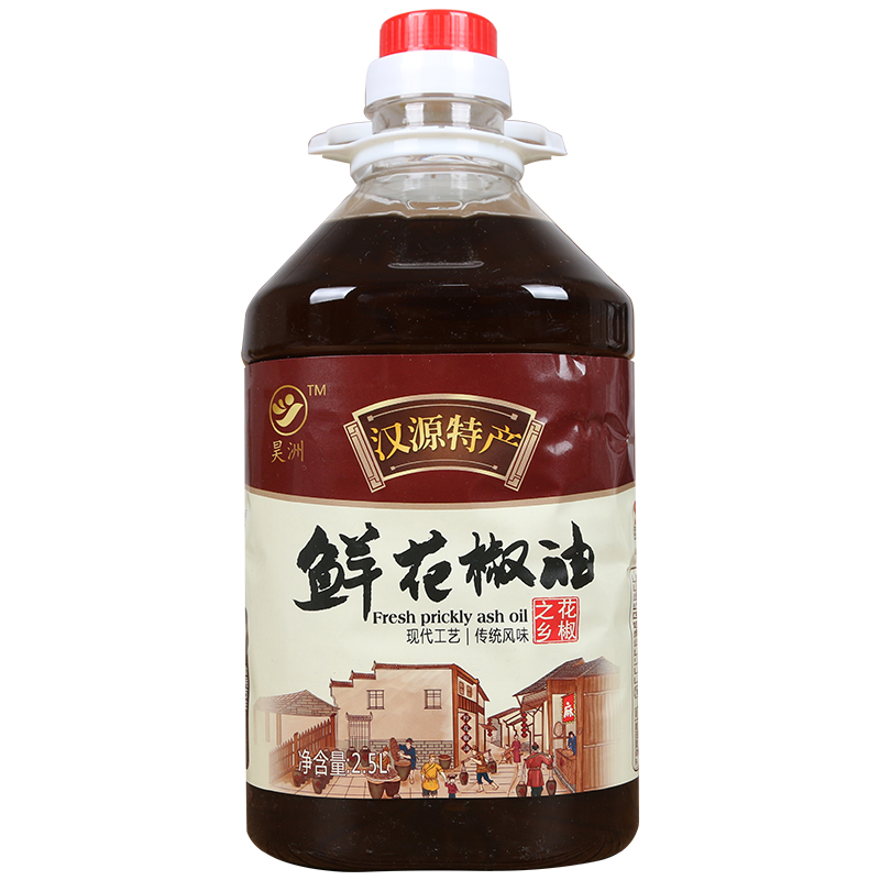 昊洲红花椒油汉源花椒油麻椒食用油特麻油四川特产2.5L商用餐饮装 - 图3