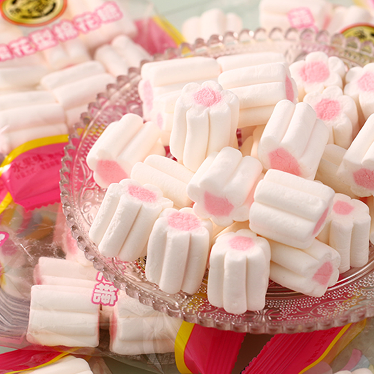 徐福记夹心棉花糖尝鲜囍字中式结婚礼喜糖年货散装糖儿童休闲零食,淘宝优惠券,粉丝福利购,淘宝优惠卷