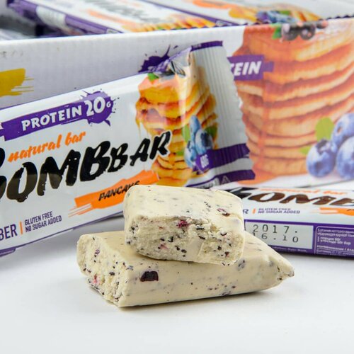 bombbar乳清蛋白棒饱腹代餐能量棒减早餐脂肪零食健身俄罗斯进口 - 图2