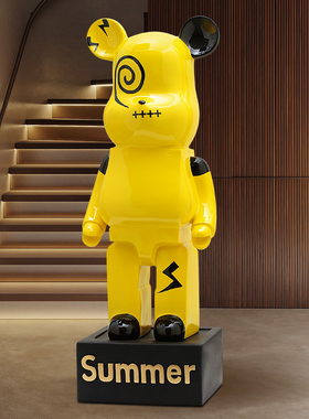 网红卡通暴力熊落地大摆件