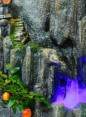 山水田园风景观落地大型装饰品