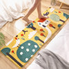 Dajiang bedside blanket ins forest cabin plush strip