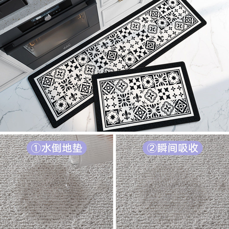 大江地垫饭店厨房专用加厚高级脚垫防滑防水可擦免洗防潮长条地毯,淘宝优惠券,粉丝福利购,淘宝优惠卷