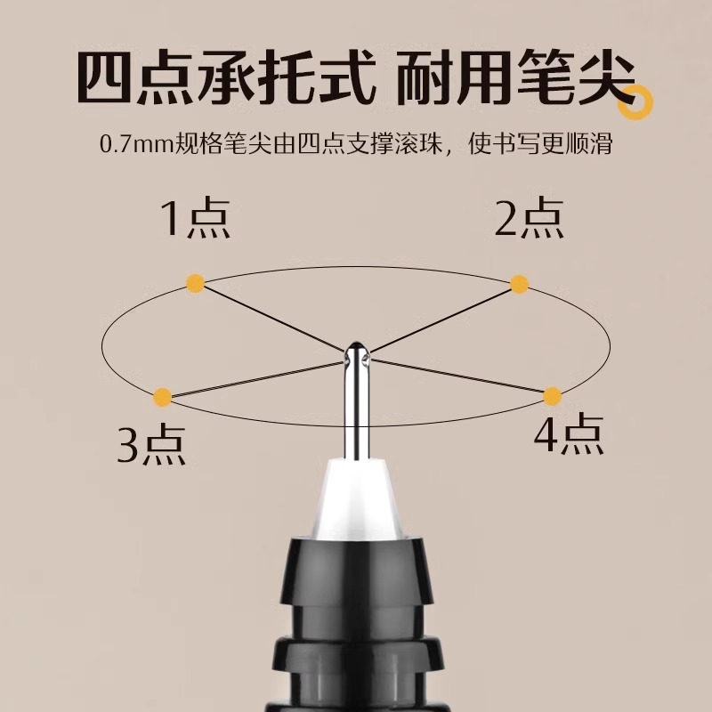 日本Pilot百乐笔BXC-V7中性笔大V7升级版水笔直液式针管笔0.7mm学生刷题专用黑笔财务办公签字笔可替换墨囊 - 图0