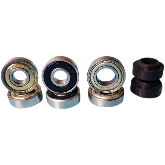 Poussette scooter en acier au carbone, roulement 608, accessoires universels