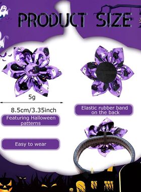 20PCS Dog Accessories Pet Collar Flower Halloween Party Hand