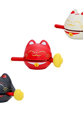 可爱招财猫木鱼桌面摆件