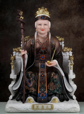 黑老太神像家用摆件黑妈妈
