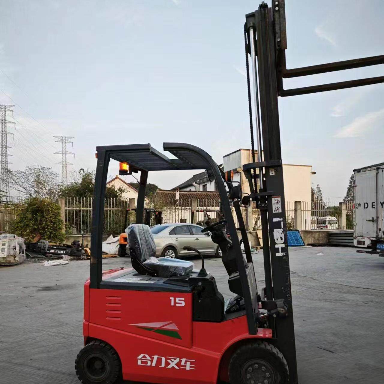 二手叉车1.5吨2吨合力电动叉车三节4.5米三吨叉车侧移纸卷夹抱机,淘宝优惠券,粉丝福利购,淘宝优惠卷