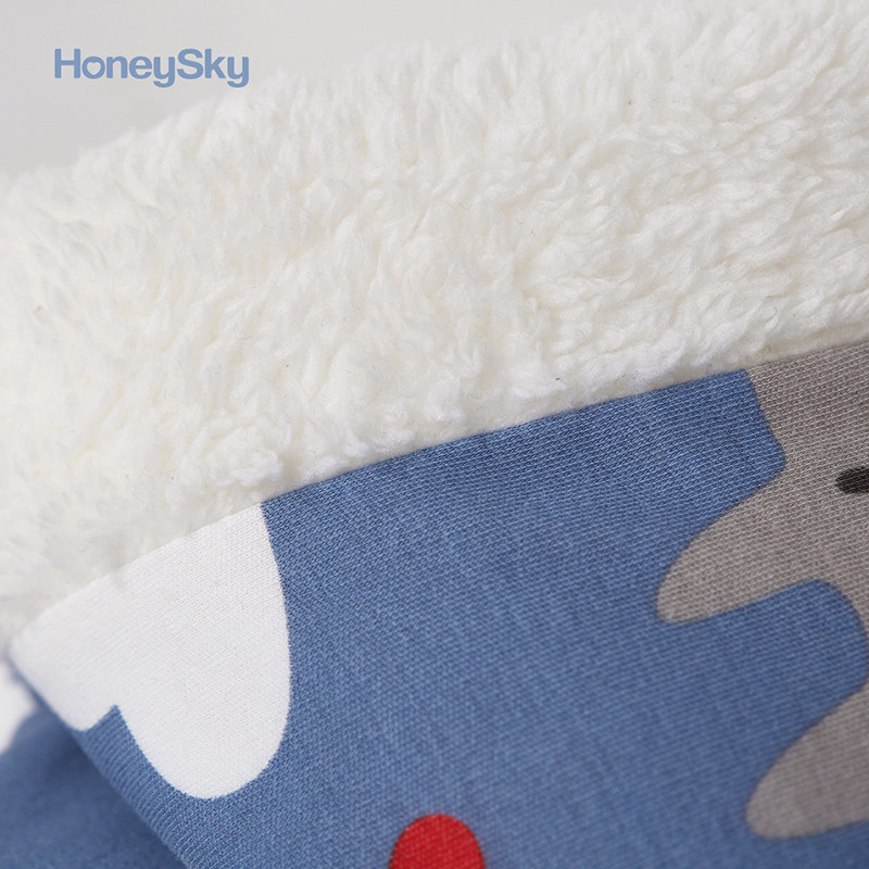 honeysky新生冬装宝宝保暖外出哈衣 honeysky连身衣/爬服/哈衣