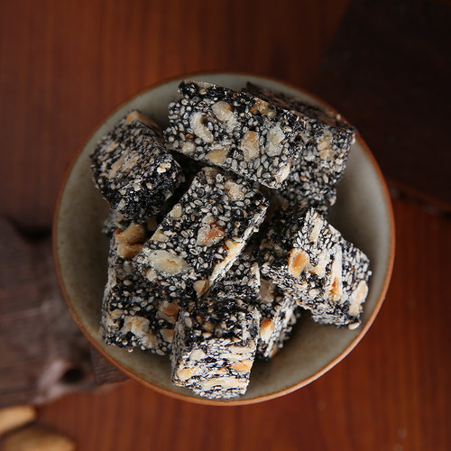 琦王黑芝麻核桃酥糖传统老式糕点小吃芝麻糖休闲解馋网红小零食 - 图3