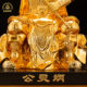 Gilt brass Binglinggong statue home worship ornaments