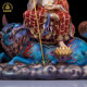 Bronze Chinese style Buddhist temple mount Ksitigarbha Bodhisattva statue