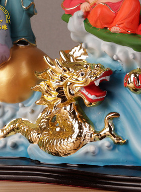 吉祥八仙过海神像保平安工艺摆设