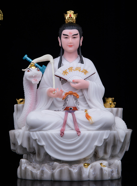 柳长神像汉白玉常太爷太奶客厅