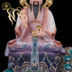 Taiyi saves suffering god statue white marble Chinese style living room