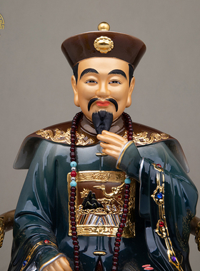 胡三太爷太奶神像纯铜中式客厅