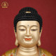 The five sacred statues of the Buddha in the whole hall are made of pure copper and are decorated with colorful decorations.