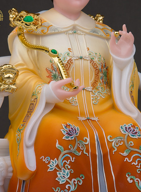 汉白玉客厅胡三黄三太爷太奶神像