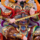 White marble Puhua Tianzun statue Chinese style home furnishings