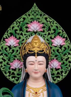 纯铜全堂佛神像家用佛堂供奉摆件