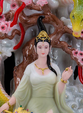 坐山灵蛇娘娘佛像吉祥供奉摆件