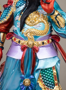 武财神关公像店铺公司招财铜摆件