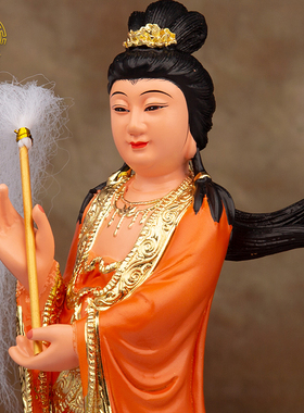 周公桃花娘神像客厅树脂供奉护法