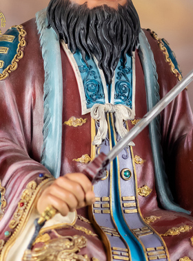 张天师神像纯铜家用供奉中式摆件