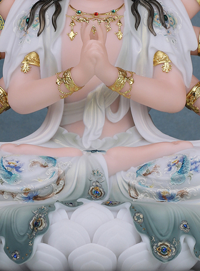 九皇众星之母神像汉白玉中式客厅