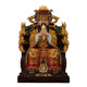 Jade Emperor and Queen Mother Statue Living Room Taiwan Pure Copper Ornaments