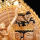 Bronze Thousand-Armed Avalokitesvara Buddha Statue Ornament Buddhist Hall Chinese Style