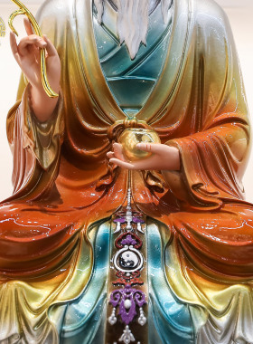 树脂太乙救苦天尊像家用供奉摆件